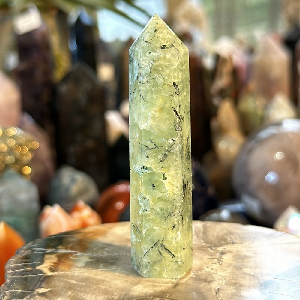 Prehnite Crystal Point! - Picture 6 of 11